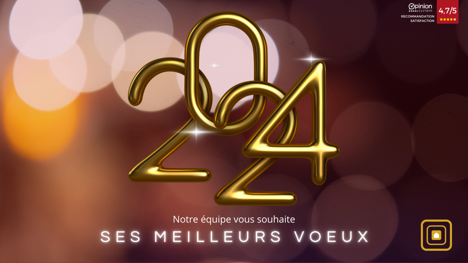 Meilleurs voeux 2024 ! - D'Erlon Immobilier